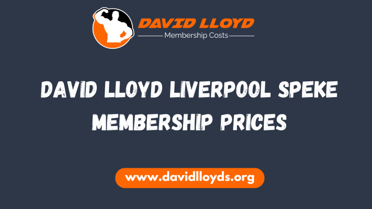 David Lloyd Liverpool Speke Membership Prices