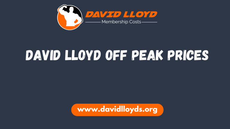 David Lloyd Off Peak Prices